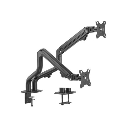 Gembird Gembird MA-DA2-02 monteringssats - justerbar - för 2 LCD/plasmapaneler - tippa, upp till 8 kg - svart av fin textur