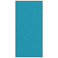 Produktbild för Dörrmatta Övrigt Cyan och svart 120 x 250 cm Polyamid och PVC