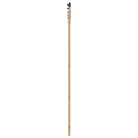 Produktbild för Skjutdörr ORKDAL Naturlig och svart 93 x 232 cm