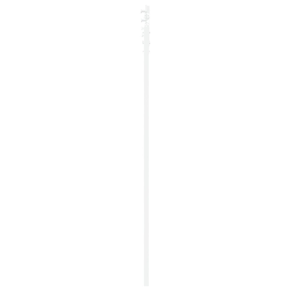 Produktbild för Skjutdörr ORKDAL Vit 61 x 198,5 cm Massivt tallträ och glas