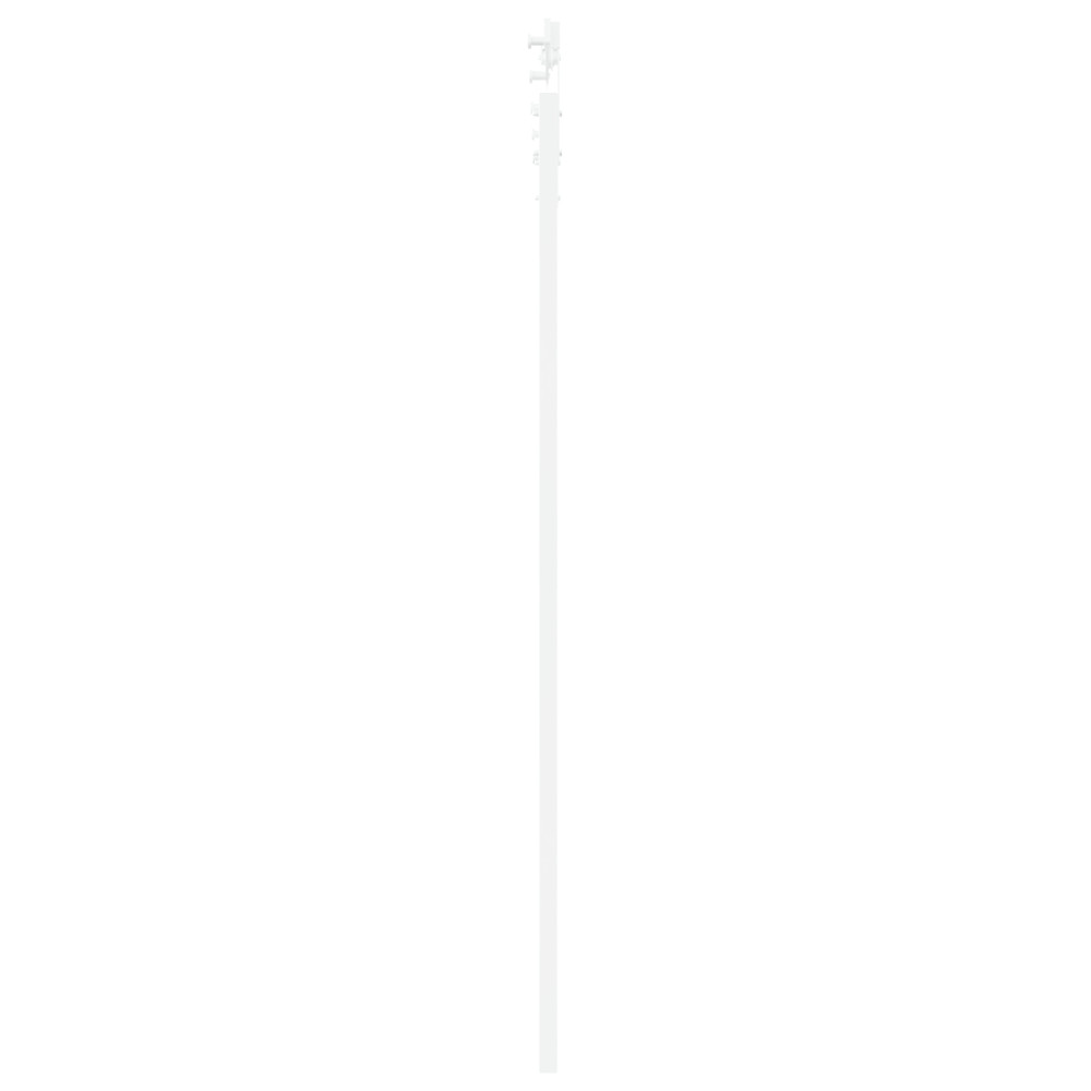 Produktbild för Skjutdörr ORKDAL Vit 83 x 202 cm Massivt tallträ och glas