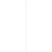Produktbild för Skjutdörr ORKDAL Vit 83 x 202 cm Massivt tallträ och glas