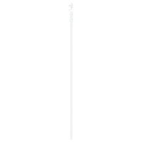 Produktbild för Skjutdörr ORKDAL Vit 93 x 202 cm Massivt tallträ och glas