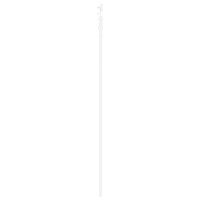 Produktbild för Skjutdörr ORKDAL Vit 93 x 211 cm Massivt tallträ och glas