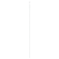 Produktbild för Skjutdörr ORKDAL Vit 93 x 232 cm Massivt tallträ och glas