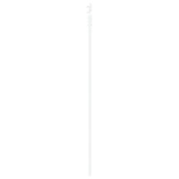 Produktbild för Skjutdörr ORKDAL Vit 93 x 211 cm Massivt tallträ och glas