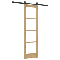 Produktbild för Skjutdörr ORKDAL Naturfärg 61 x 198,5 cm