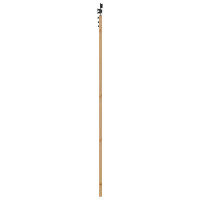 Produktbild för Skjutdörr ORKDAL Naturlig och svart 93 x 232 cm