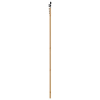 Produktbild för Skjutdörr ORKDAL Naturlig och svart 93 x 232 cm