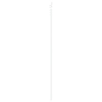 Produktbild för Skjutdörr ORKDAL Vit 83 x 202 cm Massivt tallträ och glas