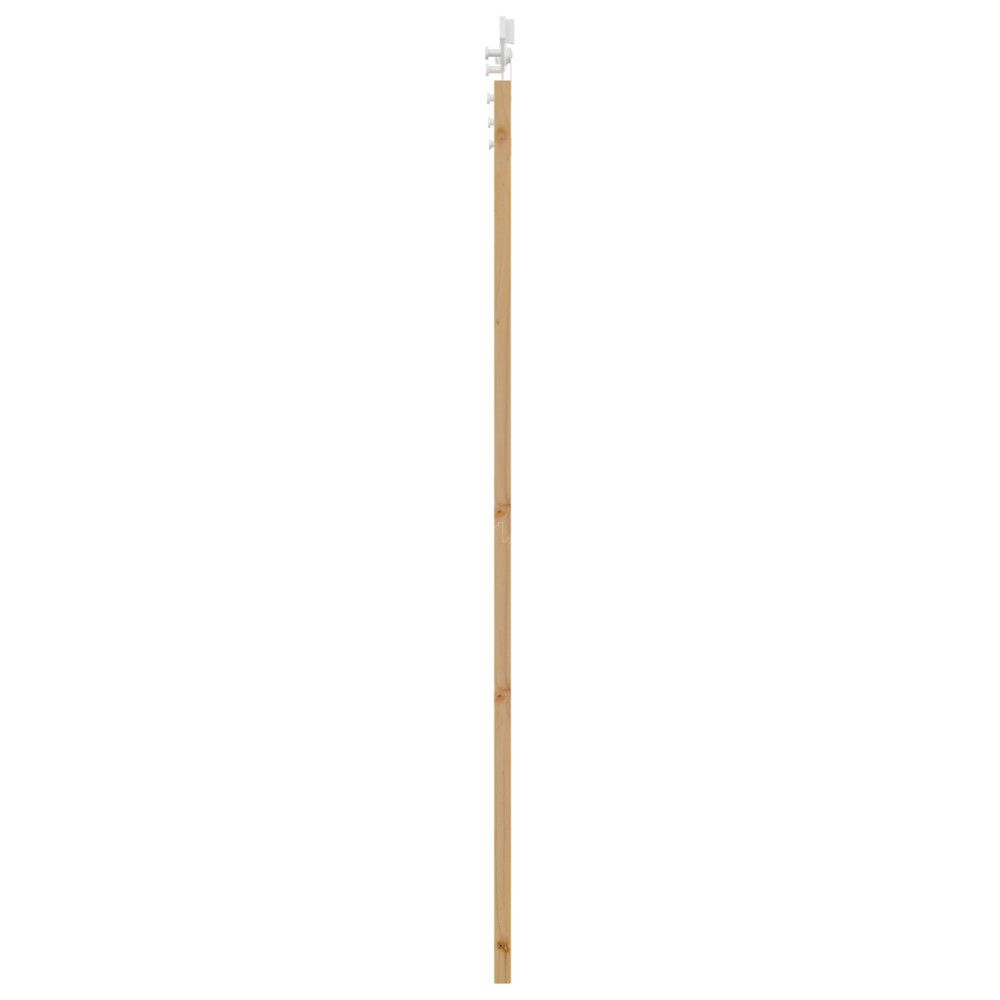Produktbild för Skjutdörr ORKDAL Naturfärg 93 x 202 cm Massivt tallträ och glas