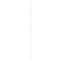 Produktbild för Skjutdörr ORKDAL Vit 93 x 202 cm Massivt tallträ och glas