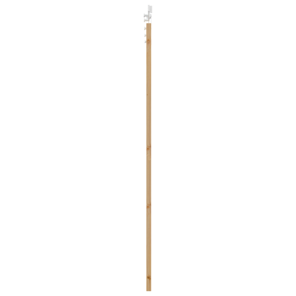 Produktbild för Skjutdörr ORKDAL Naturfärg 93 x 211 cm Massivt tallträ och glas
