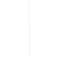 Produktbild för Skjutdörr ORKDAL Vit 93 x 211 cm Massivt tallträ och glas