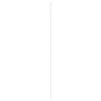 Produktbild för Skjutdörr ORKDAL Vit 93 x 232 cm Massivt tallträ och glas