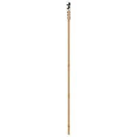 Produktbild för Skjutdörr ORKDAL Naturlig och svart 93 x 232 cm