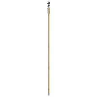 Produktbild för Skjutdörr ORKDAL Naturlig och svart 93 x 232 cm