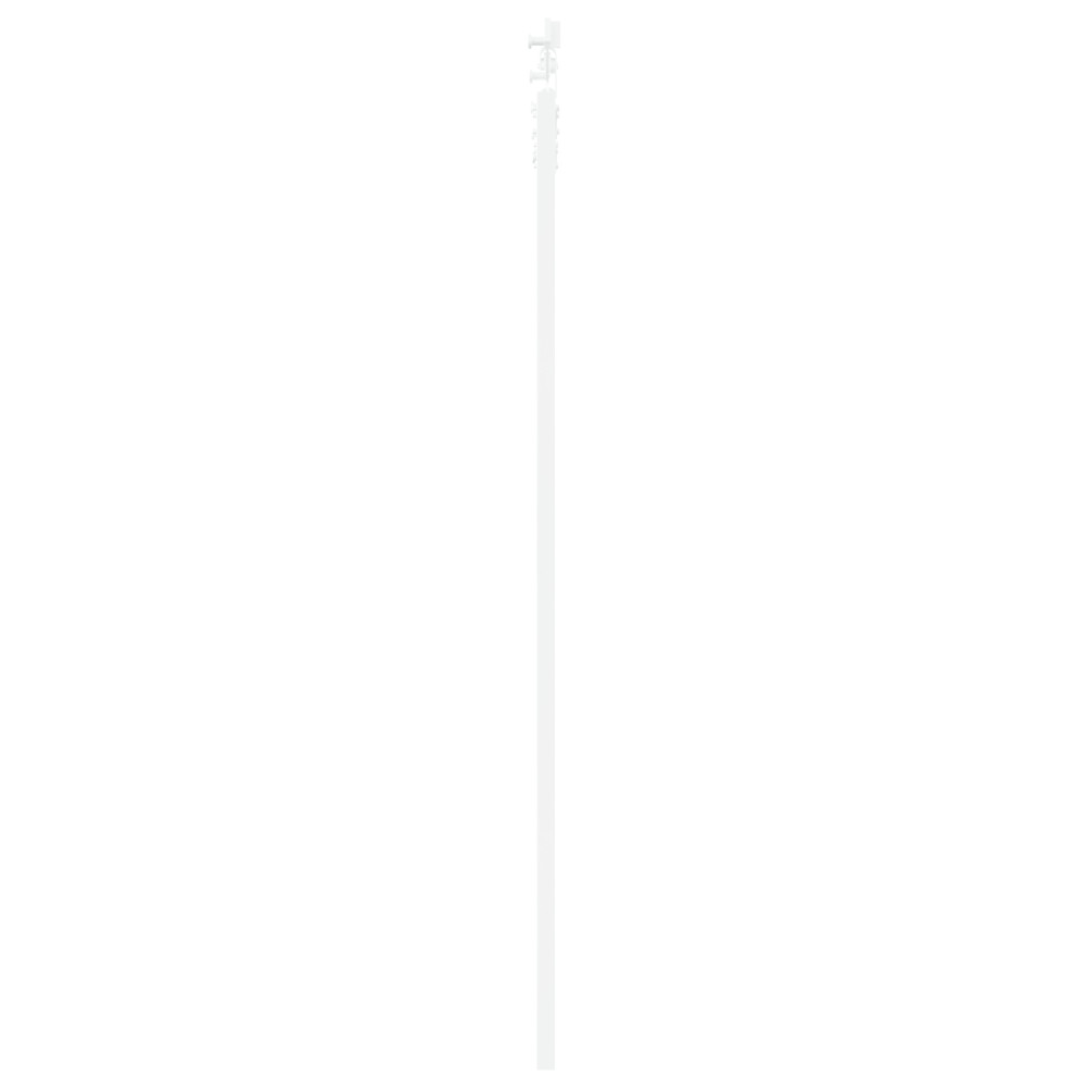 Produktbild för Skjutdörr Vit 83 x 202 cm Massivt tallträ och glas