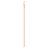Produktbild för Skjutdörr Naturfärg 93 x 202 cm Massivt tallträ och glas
