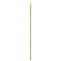 Produktbild för Skjutdörr Naturfärg 93 x 211 cm Massivt tallträ och glas