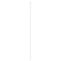 Produktbild för Skjutdörr Vit 61 x 198,5 cm Massivt tallträ och glas