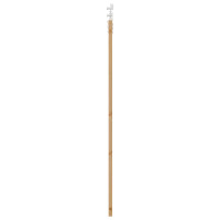 Produktbild för Skjutdörr Naturfärg 73,5 x 198,5 cm Massivt tallträ och glas
