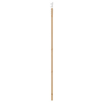 Produktbild för Skjutdörr Naturfärg 93 x 232 cm Massivt tallträ och glas