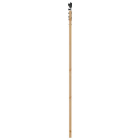 Produktbild för Skjutdörr Naturfärg 93 x 211 cm Massivt tallträ och glas