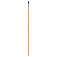 Produktbild för Skjutdörr Naturfärg 93 x 232 cm Massivt tallträ och glas