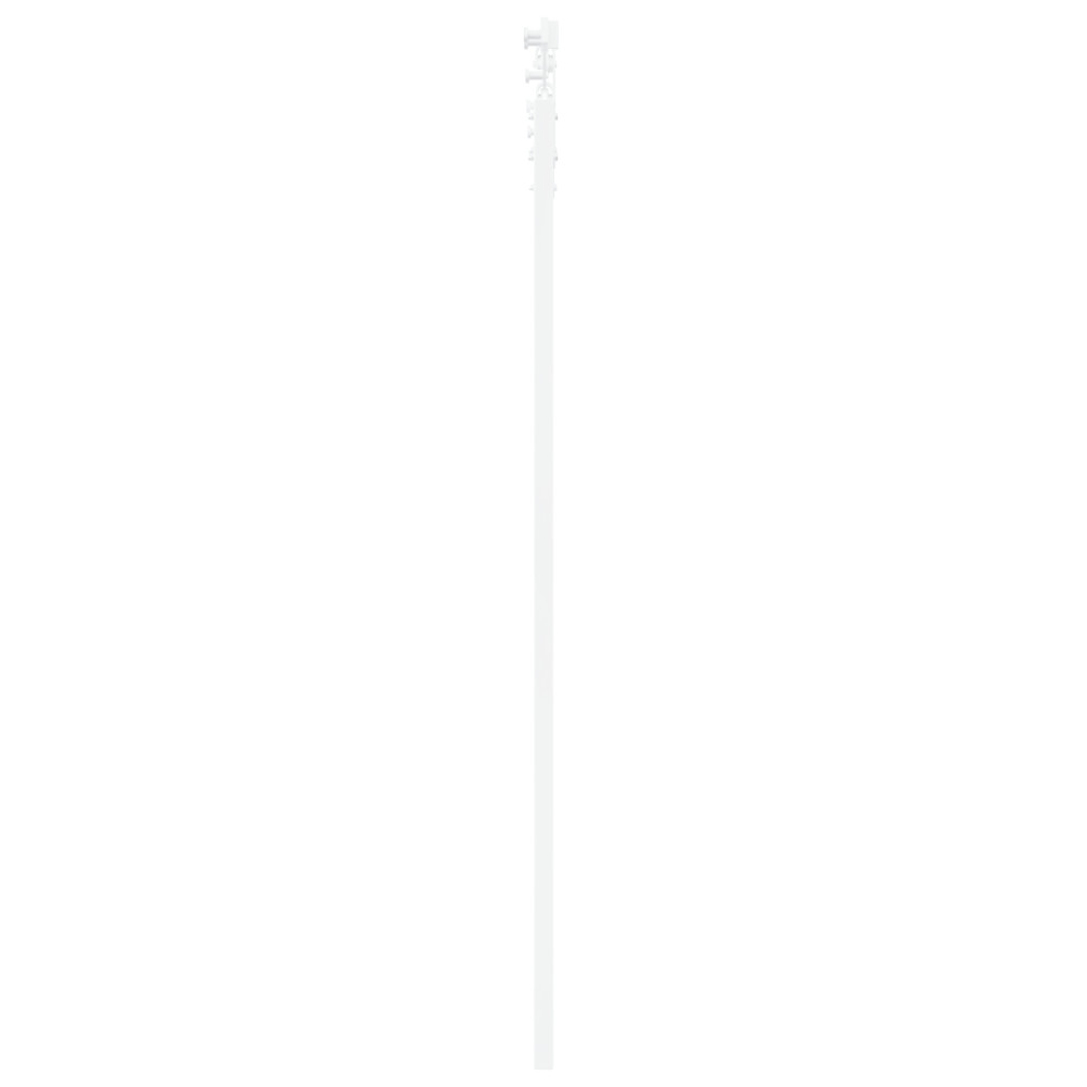 Produktbild för Skjutdörr Vit 61 x 198,5 cm Massivt tallträ och glas