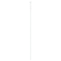 Produktbild för Skjutdörr Vit 83 x 202 cm Massivt tallträ och glas