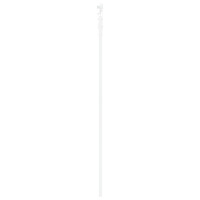 Produktbild för Skjutdörr Vit 83 x 211 cm Massivt tallträ och glas