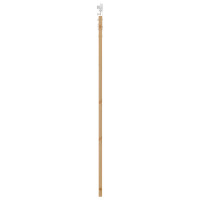 Produktbild för Skjutdörr Naturfärg 93 x 202 cm Massivt tallträ och glas