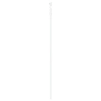 Produktbild för Skjutdörr Vit 93 x 202 cm Massivt tallträ och glas