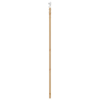 Produktbild för Skjutdörr Naturfärg 93 x 211 cm Massivt tallträ och glas