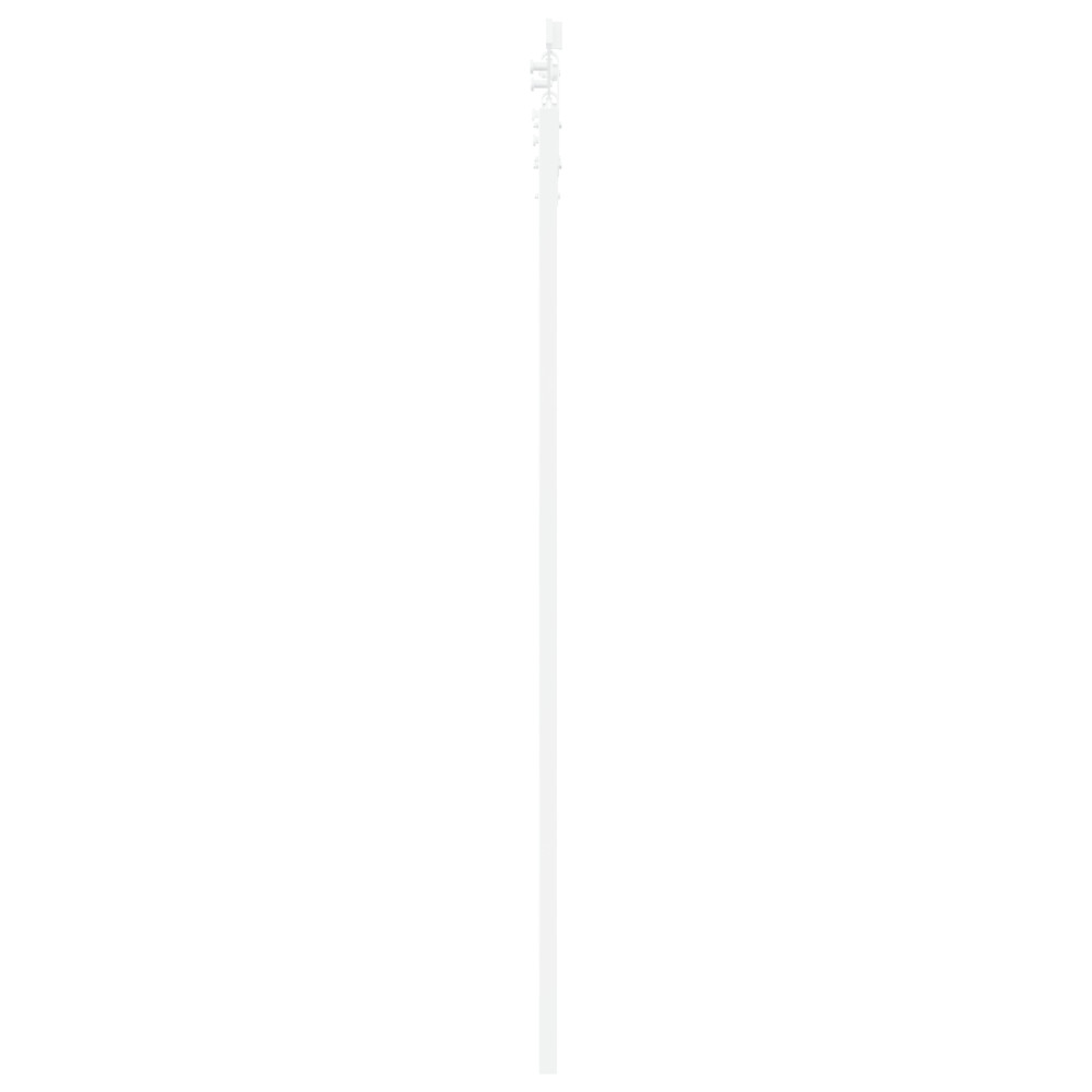 Produktbild för Skjutdörr Vit 61 x 198,5 cm Massivt tallträ och glas