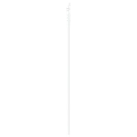 Produktbild för Skjutdörr Vit 61 x 198,5 cm Massivt tallträ och glas