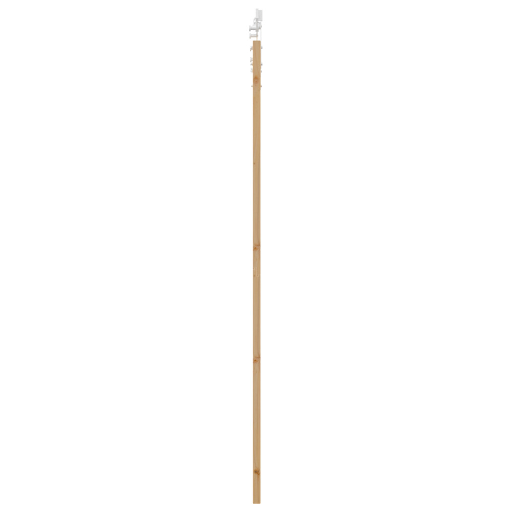 Produktbild för Skjutdörr Naturfärg 93 x 232 cm Massivt tallträ och glas