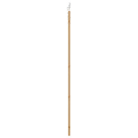 Produktbild för Skjutdörr Naturfärg 93 x 232 cm Massivt tallträ och glas