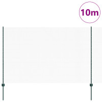 Produktbild för Utomhus hexagonal stängsel med stolpe 10 x 1,6 m Grön Mesh