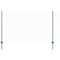 Produktbild för Utomhus hexagonal stängsel med stolpe 25 x 1,4 m Grön Mesh
