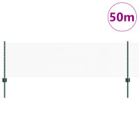 Produktbild för Utomhus hexagonal stängsel med stolpe 50 x 0,6 m Grön Mesh