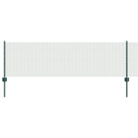 Produktbild för Utomhus hexagonal stängsel med stolpe 100 x 0,6 m Grön Mesh