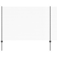 Produktbild för Utomhus hexagonal stängsel med stolpe 50 x 1,5 m Grå Mesh