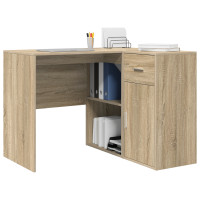 Produktbild för Hörnskrivbord med låda Sonoma-ek 102 x 88 x 75 cm