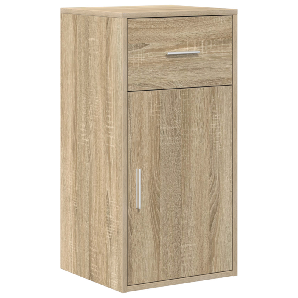 Produktbild för Hörnskrivbord med låda Sonoma-ek 102 x 88 x 75 cm