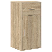 Produktbild för Hörnskrivbord med låda Sonoma-ek 102 x 88 x 75 cm