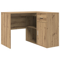 Produktbild för Hörnskrivbord med låda Artisan Ek 102 x 88 x 75 cm