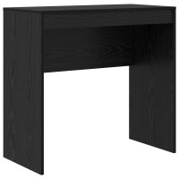 Produktbild för Skrivbord med låda med hylla med lagring 2 pcs Svart Ek