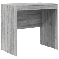 Produktbild för Skrivbord med låda med hylla med lagring 2 pcs Grå Sonoma
